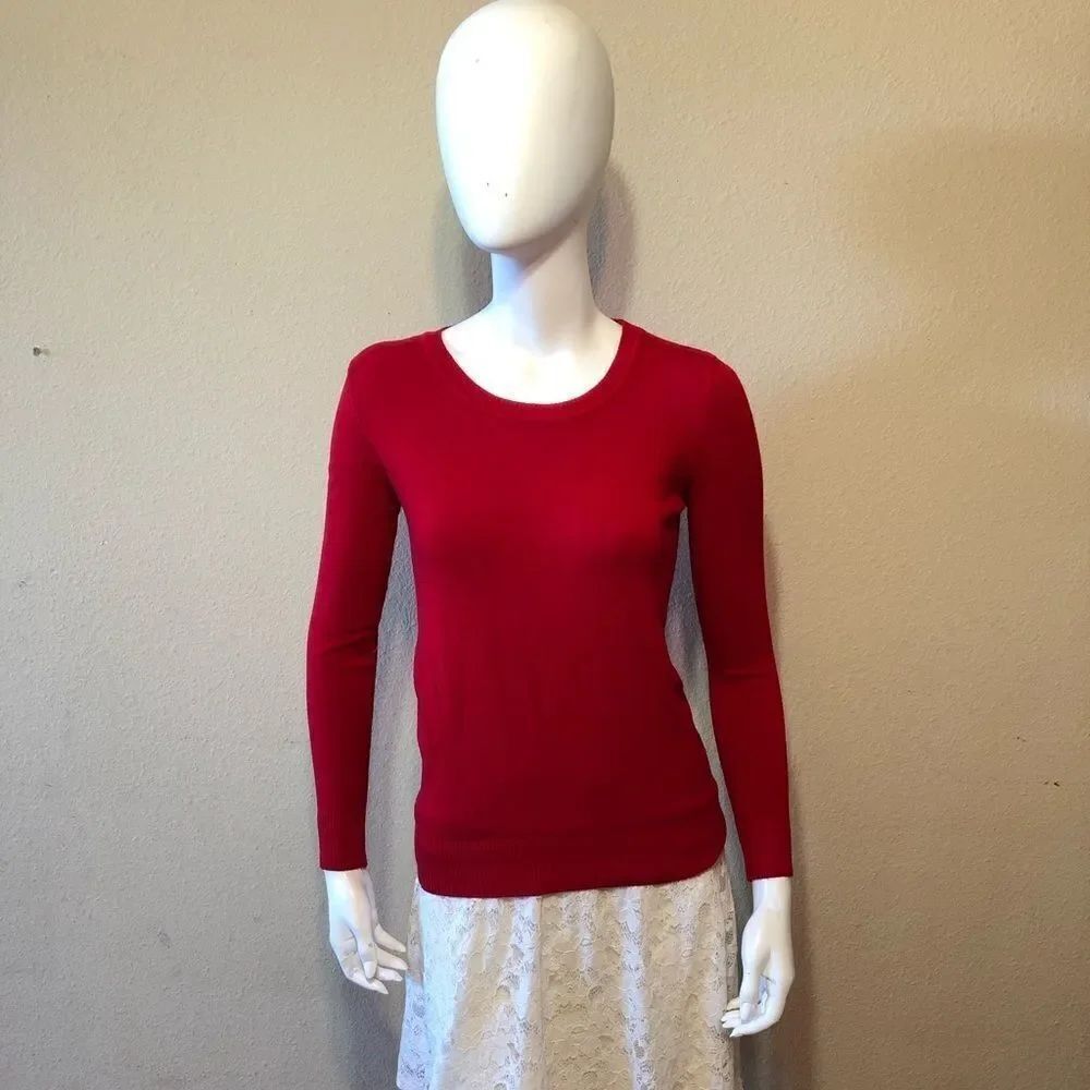 Dreamers Red Pullover Sweater Size Large